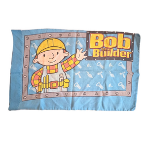 Vintage Kids Y2K 2001 Bob The Builder Standard Size Pillowcase